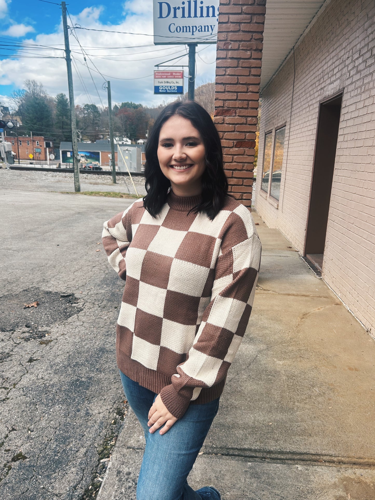 Checkered Sweater